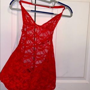 Victoria’s Secret babydoll lingerie.